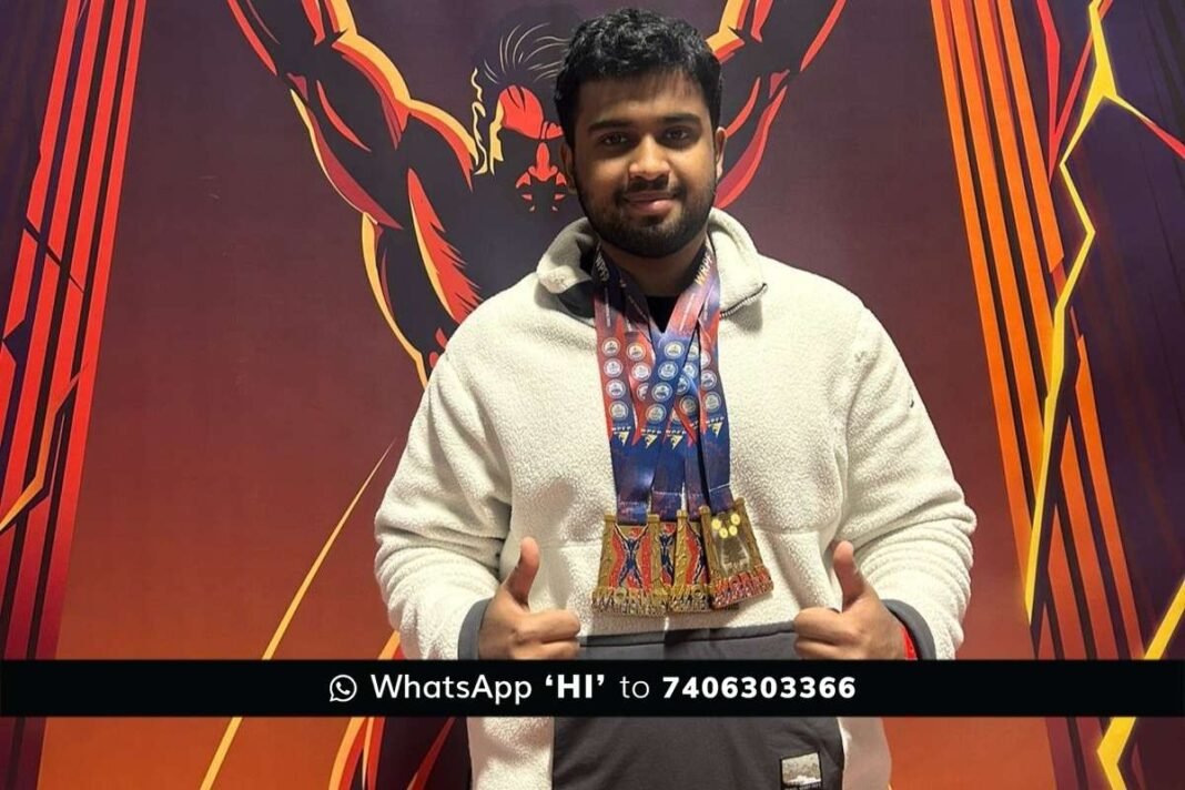 Power Lifting Gold Medal Winner Vajral Gowda