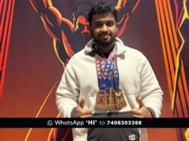 Power Lifting Gold Medal Winner Vajral Gowda