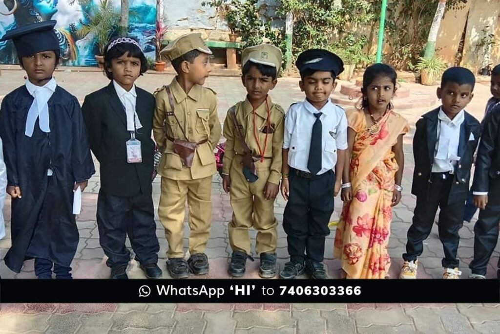 Sidlaghatta Vasavi School Community Helpers Day Celebration