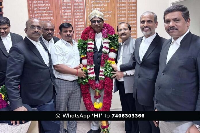 Sidlaghatta- awyer sb srinivas elected nyayamitra bank president