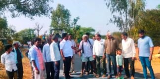 sidlaghatta narayanadasarahalli road development 70 lakhs mla visit