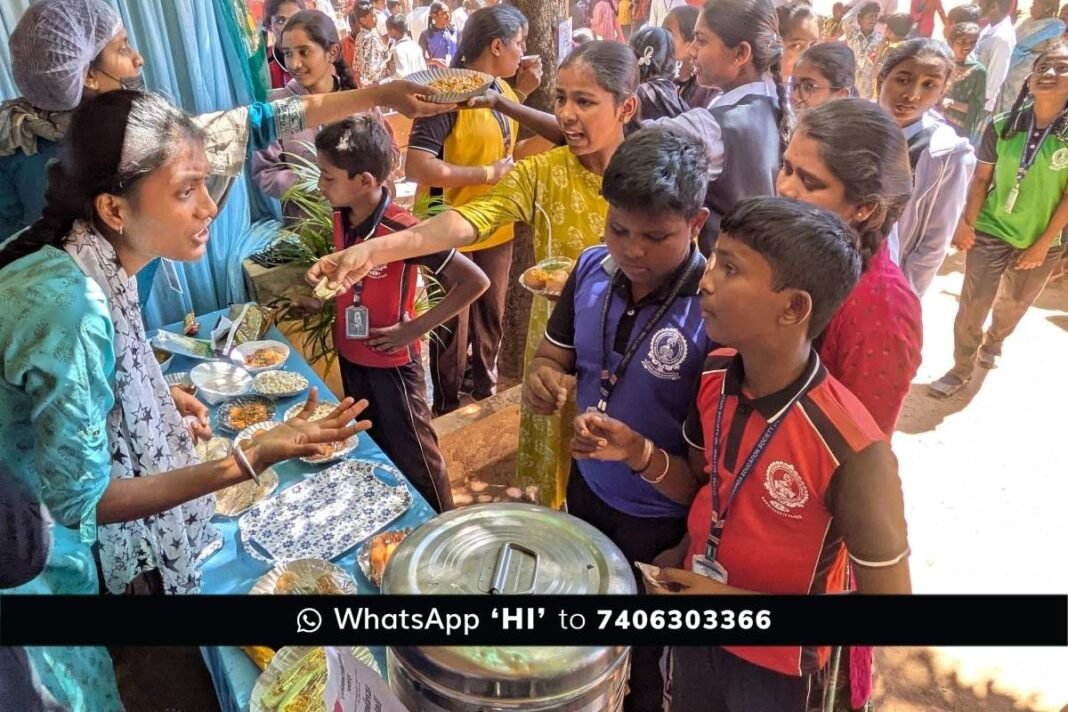 Swamy Vivekananda College Mallur Students Food Fair