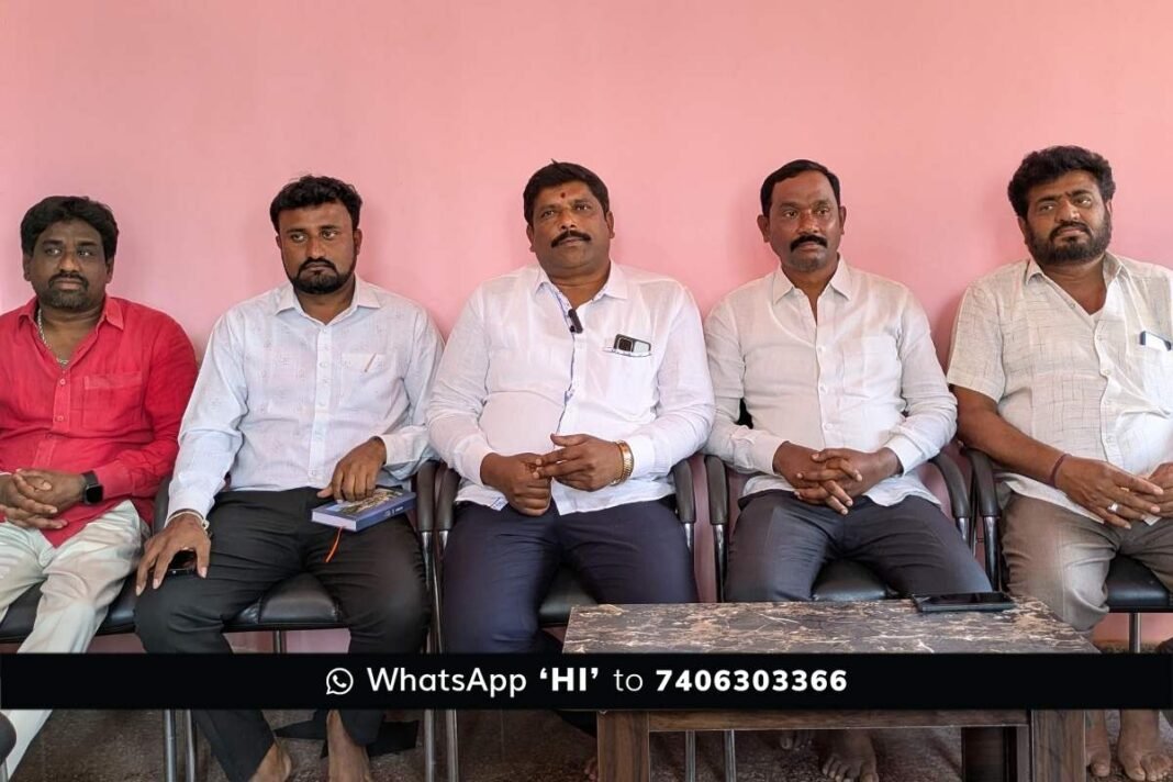 Sidlaghatta Congress Rajeev Gowda Followers Press Meet