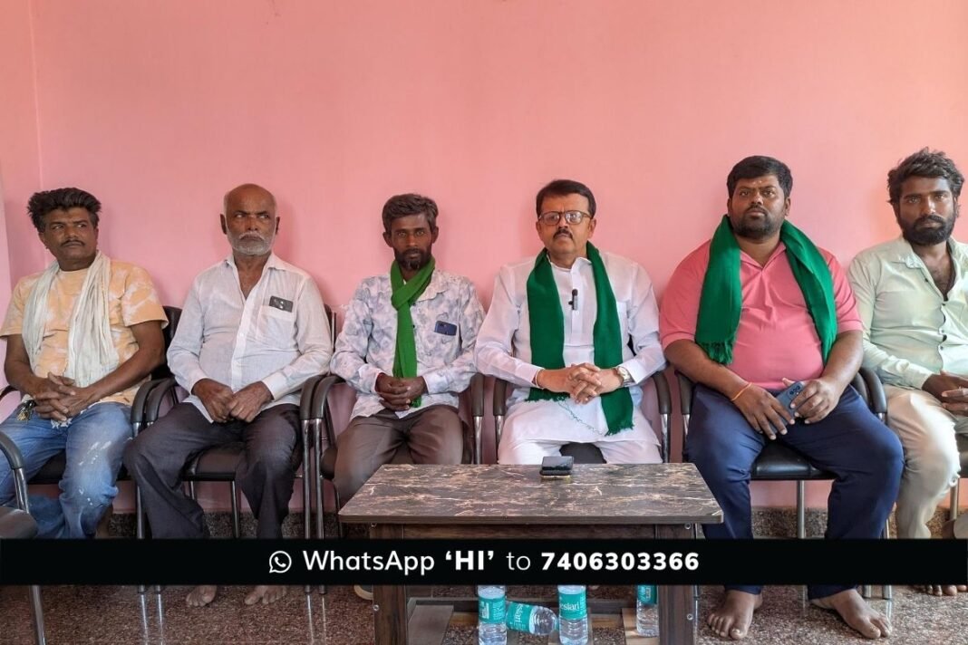 Sidlaghatta Farmers Association C V Lokesh Gowda Press Meet