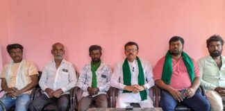Sidlaghatta Farmers Association C V Lokesh Gowda Press Meet