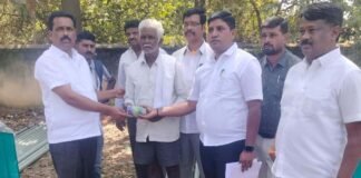 Sidlaghatta dmall and marginal farmers Motor Pump Distribution