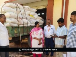 Sidlaghatta farmers Ragi MSP Tehsildar Gagana sindhu