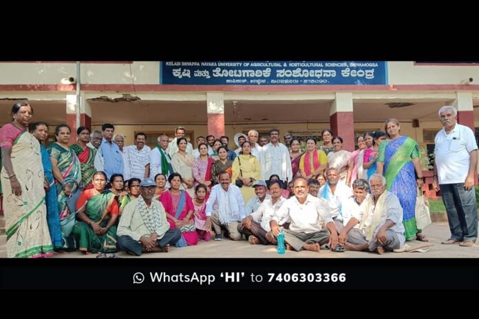 Sidlaghatta Farmers Cashew crop Study Tour