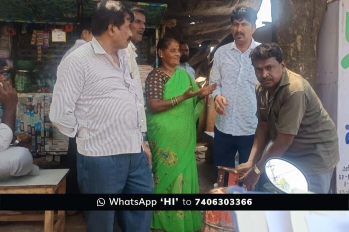 Sidlaghatta illegal Household LPG Gas Cylinder Seize