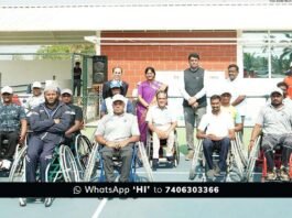 Sidlaghatta Melur Wheelchair Tennis Tournament