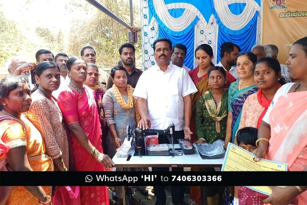 MLA B N Ravikumar Govt Scheme beneficiaries