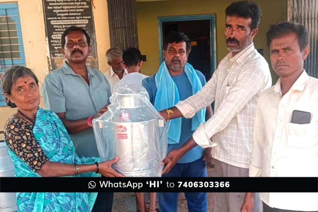 Ganganahalli Milk Dairy Can Distribution