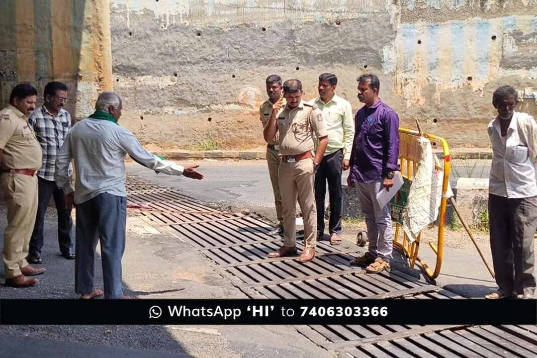 Railway underground iron drain closure Accidents