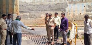 Railway underground iron drain closure Accidents