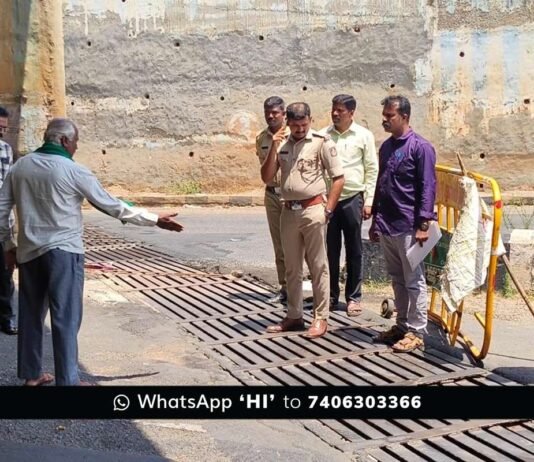 Railway underground iron drain closure Accidents