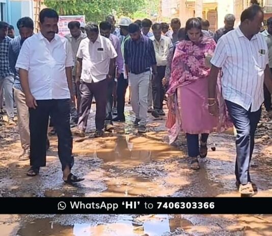 Sidlaghatta Vasavi Road MLA B N Ravikumar Visit