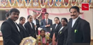 ಅಪರ ಸಿವಿಲ್ ನ್ಯಾಯಾಧೀಶೆಗೆ ಬೀಳ್ಕೊಡುಗೆ sidlaghatta judge send off programme