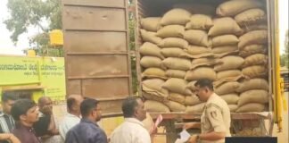 govt school wheat illegal transport seize