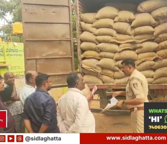 govt school wheat illegal transport seize