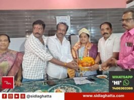 ಎಸ್.ಐ.ಆರ್ ಕಾರ್ಯದಲ್ಲಿ ಶೇ.100 ಯಶಸ್ಸು: ಬಿ.ಎಲ್.ಒ ಪರಿಮಳಗೆ ಸನ್ಮಾನ Sidlaghatta Ward 11 SIR BLO Felicitated