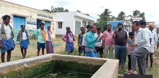 ಕುಡಿಯುವ ನೀರು, ನೈರ್ಮಲ್ಯ ಸಮಸ್ಯೆ: ಗ್ರಾಮ ಪಂಚಾಯಿತಿ ಎದುರು ಗ್ರಾಮಸ್ಥರ ಪ್ರತಿಭಟನೆ Sidlaghatta Talakayalabetta Gram Panchayat Drinking Water Sanitation Protest