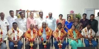Sidlaghatta MLA Ravikumar Felicitates Govt Teachers Association