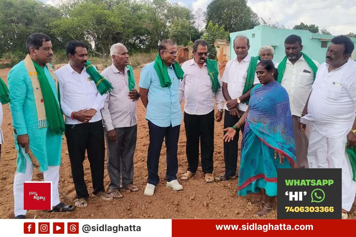 Kodihalli-Chandrashekhar-Farmers-Drought-Tour-Veerapura