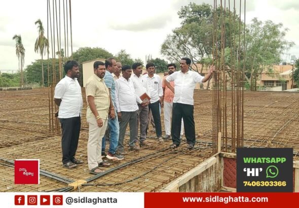 sidlaghatta-ambedkar-bhavan-study-center-construction