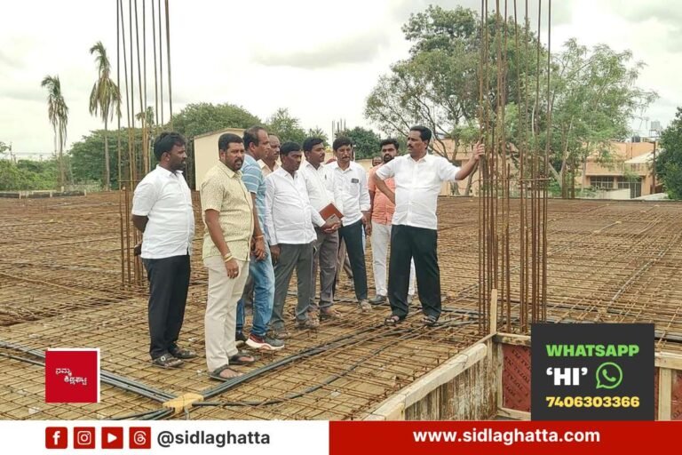 sidlaghatta-ambedkar-bhavan-study-center-construction