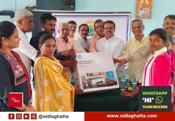 sidlaghatta-best-foundation-sadali-govt-school-donation