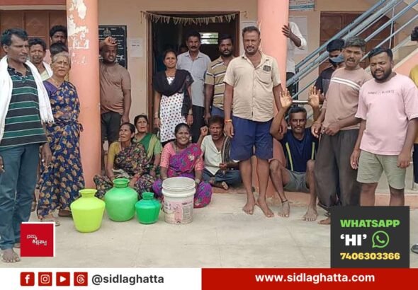 Doggarnayakanahalli-Drinking-Water-Protest-Gram-Panchayat