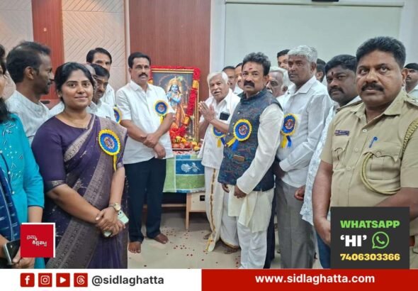 MLA-Ravikumar-Krishna-Janmashtami-Puja-Taluk-Office