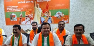 ಆಗ್ನೇಯ ಪದವೀಧರರ ಕ್ಷೇತ್ರ ಚುನಾವಣೆ: NDA ಅಭ್ಯರ್ಥಿ ಪರ ಪ್ರಚಾರಕ್ಕೆ ಸೆ.30ರಂದು ಬಿಜೆಪಿ–ಜೆಡಿಎಸ್ ಜಿಲ್ಲಾ ಸಭೆ BJP district president Seekal Ramachandra Gowda at press meet on South-East Graduates constituency election