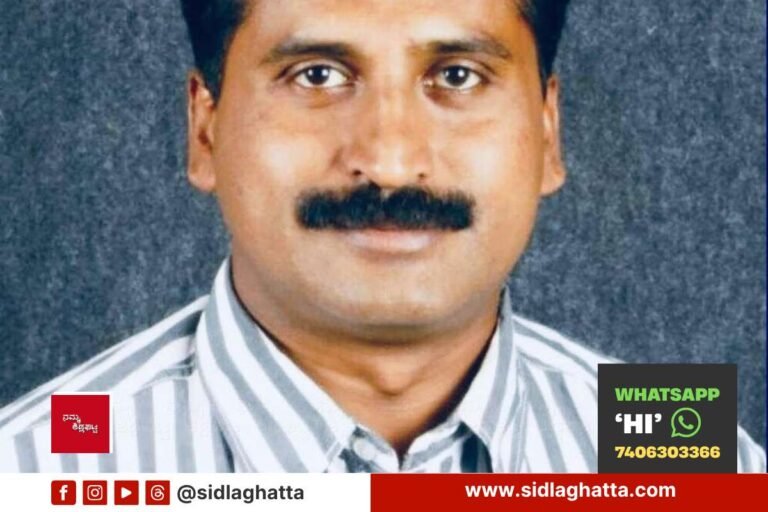 Sidlaghatta-Drought-Relief-Demand-Anjaneya-Reddy