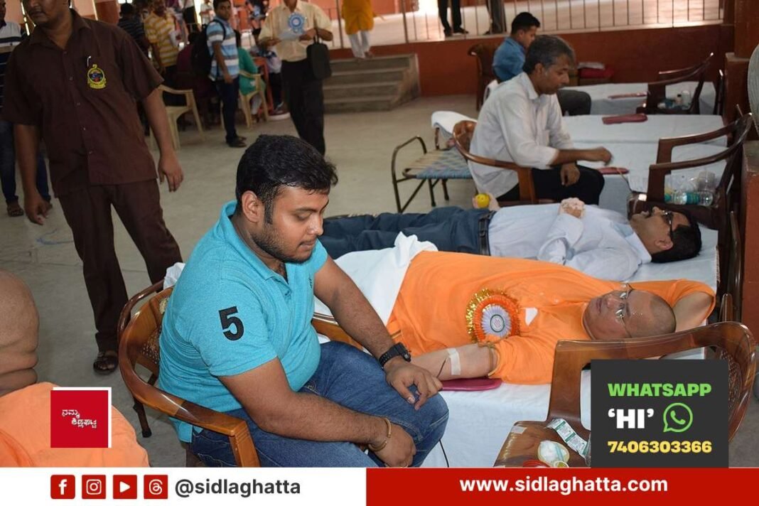 Representative image of a blood donation camp, Sidlaghatta heart checkup and blood donation camp October 8
