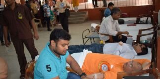 Representative image of a blood donation camp, Sidlaghatta heart checkup and blood donation camp October 8