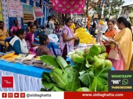 Sidlaghatta Sanjeevini Sambhrama direct sale fair self help group women stalls festival items